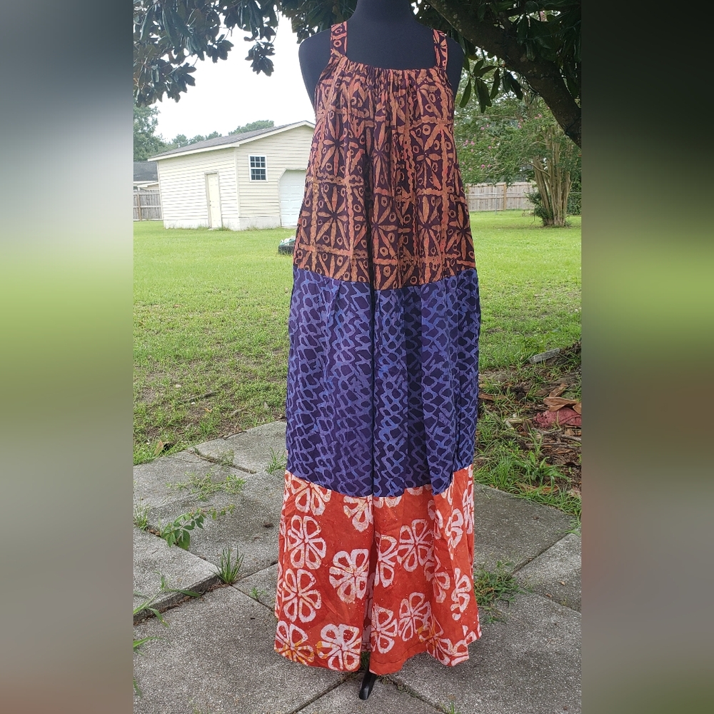 Bohemian Maxi Dress - Multicolor